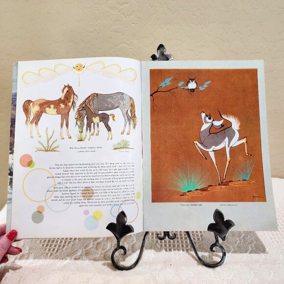 December 1958 Arizona Highways Magazine: Navajo Art, April Flower, Seasons, Xmas - Picture 7 of 16